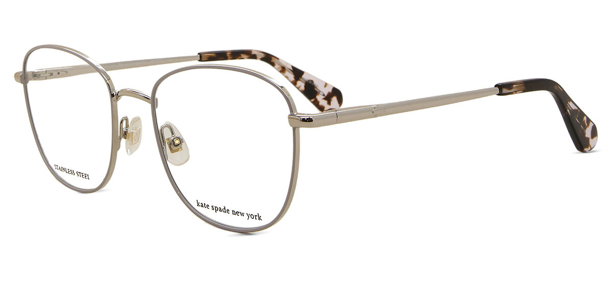 ケイページメガパワーズ Kate Spade Makensie B3V Oval Silver Eyeglasses | SmartBuyGlasses US