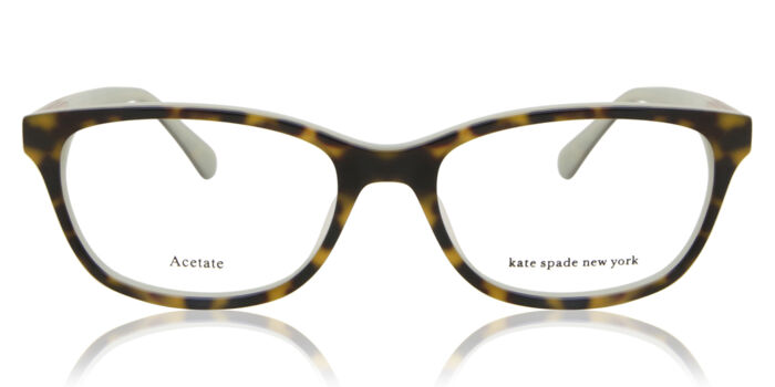Kate Spade New York Lucyann Woman Glasses Kate Spade Lucyann X77 Kate Spade Lucyann 0X77 Tortoise Aqua Striped – www  main image 2