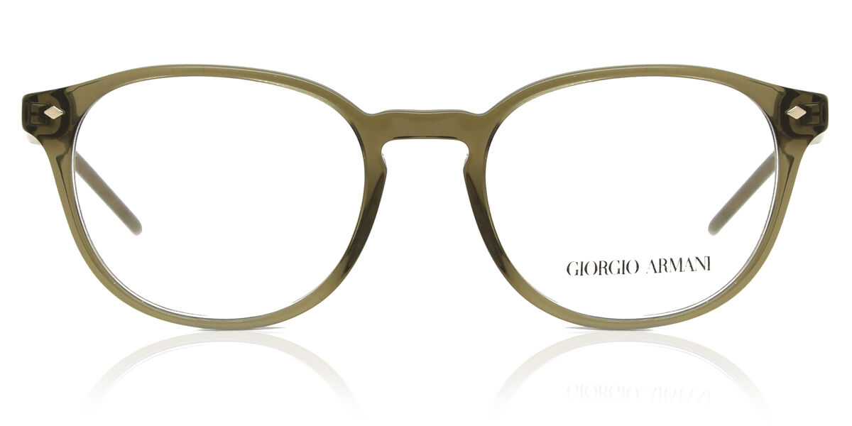 Giorgio Armani AR7259 6074 Oval Transparent Green Eyeglasses