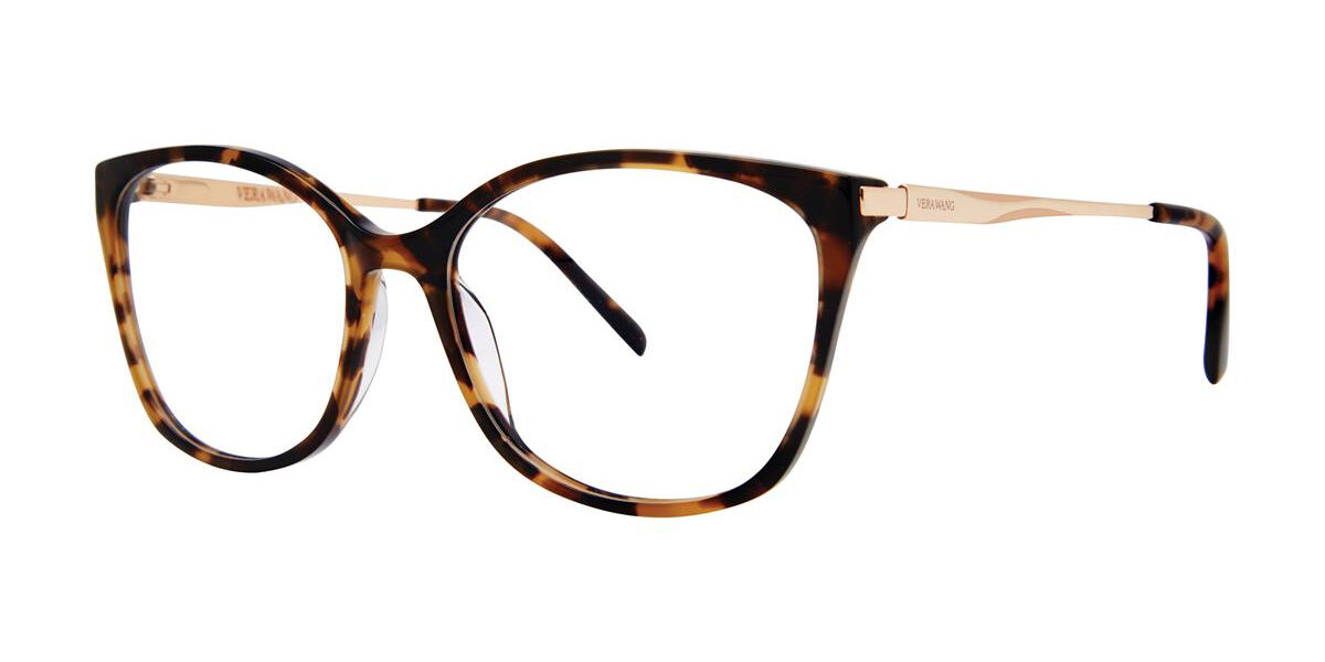 Vera Wang V713 Tortoise Cat Eye Dark Tortoise Eyeglasses