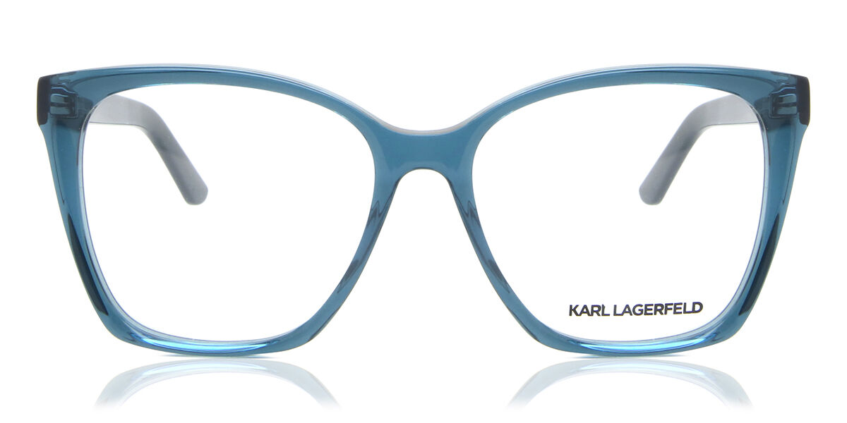 Karl Lagerfeld KL6050 425 Cat Eye Transparent Petrol Blue