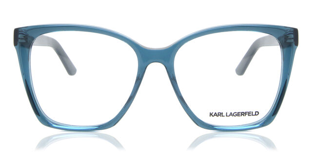Karl Lagerfeld NEW Designer Teal Eyeglasses Frames 54-16-140 Logo Case Luxury Karl Lagerfeld KL6110 Eyeglasses | Select Eyewear main image 4