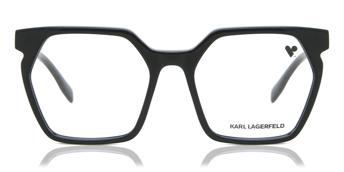 Karl Lagerfeld KL6093 001 Geometric Black Eyeglasses