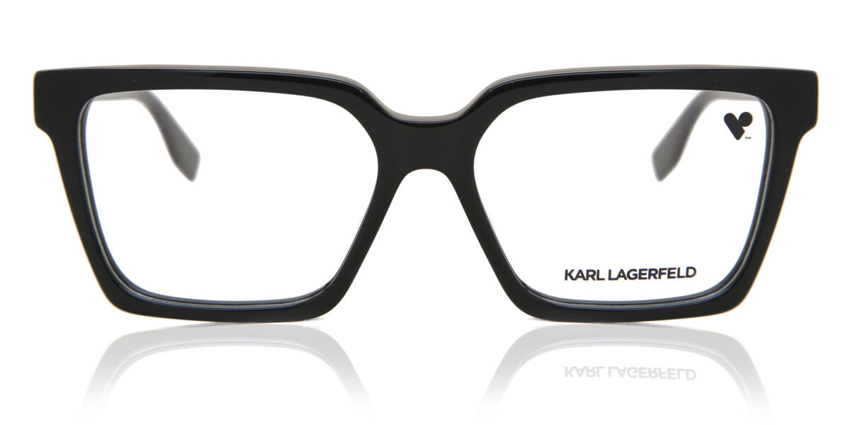 Karl Lagerfeld KL6097 001 Square Black Eyeglasses | SmartBuyGlasses US