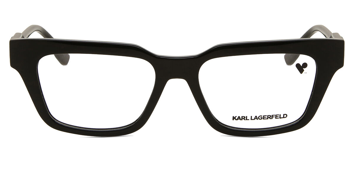 VISIONAITE 23 Karl Lagerfeld ケース無し Karl Lagerfeld KL6152 001 Rectangle Black Eyeglasses