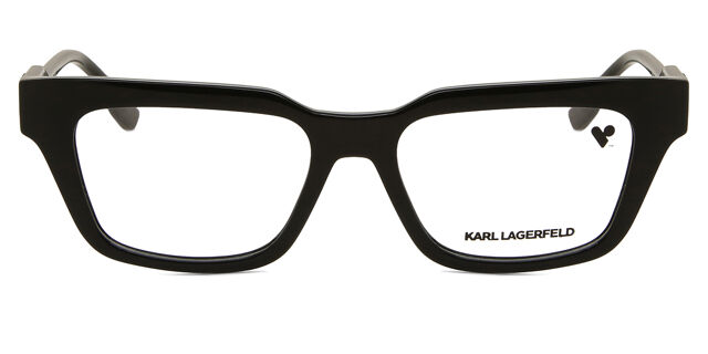 Karl Lagerfeld KL6152 001 Rectangle Black Eyeglasses  display picture 1