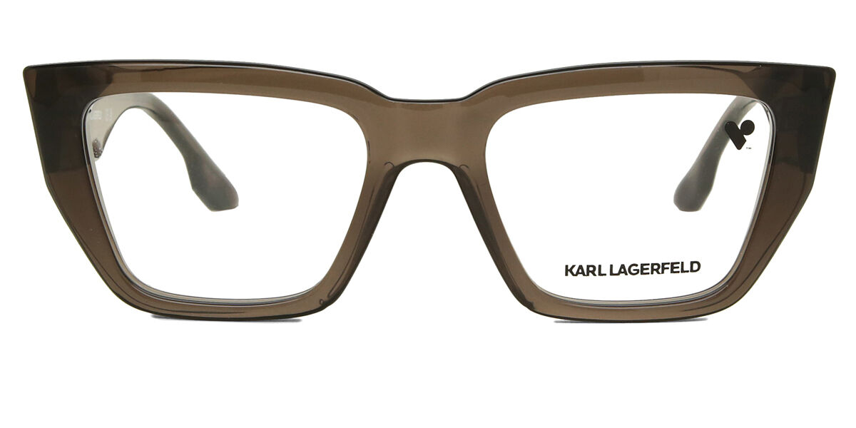 Karl Lagerfeld KL6153 020 Cat Eye Transparent Grey Eyeglasses