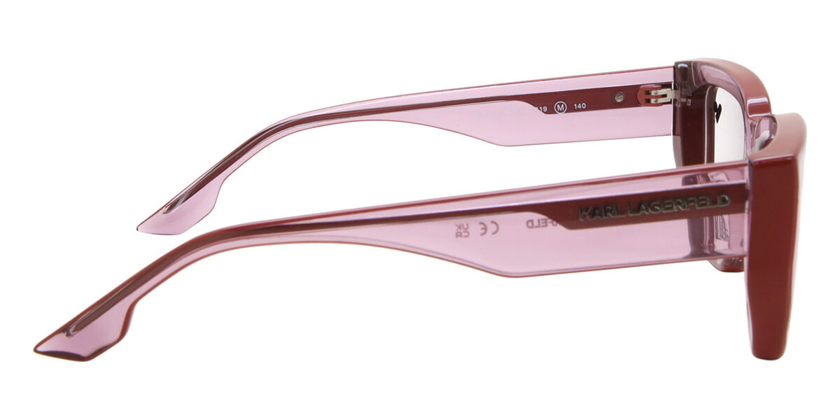 Karl Lagerfeld KL6153 610 Cat Eye Transparent Rose Eyeglasses