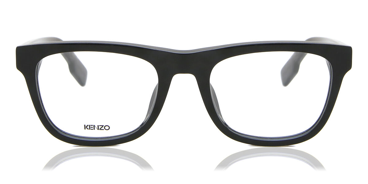 希少2012 ケナン Kenan Tiemeyer EYE OF GOD ガラス Kenzo KZ 50010I 001 Shiny Black Eyeglasses | SmartBuyGlasses US