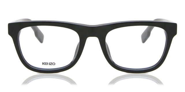 Kenzo KZ 50010I 001 Square Shiny Black Eyeglasses  display picture 1