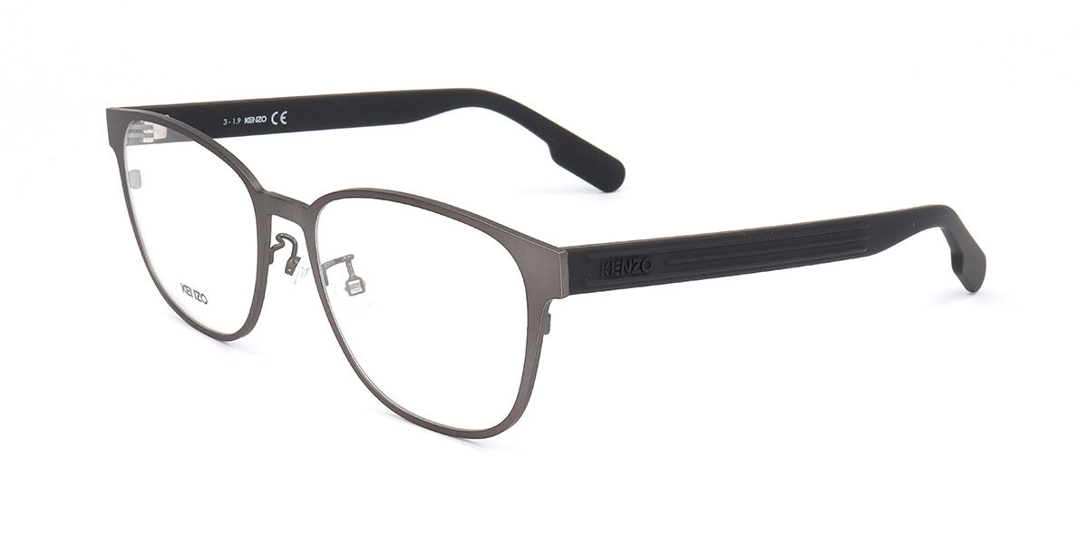 Kenzo KZ 50023U 013 Square Matte Dark Grey Eyeglasses