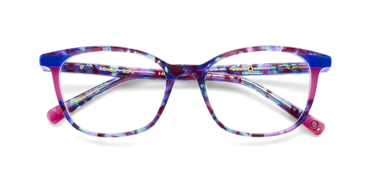 Etnia Barcelona Ronda BLFU Blue Fuchsia Purple Marble Eyeglasses