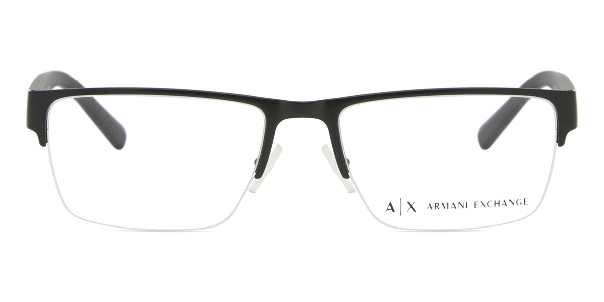 Armani Exchange AX1018 6063 Square Black Eyeglasses