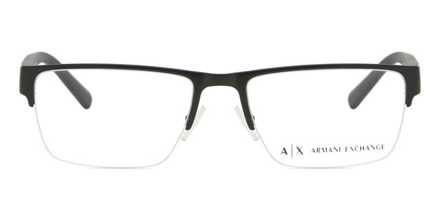 Armani Exchange AX1018 6063 Square Black Eyeglasses 