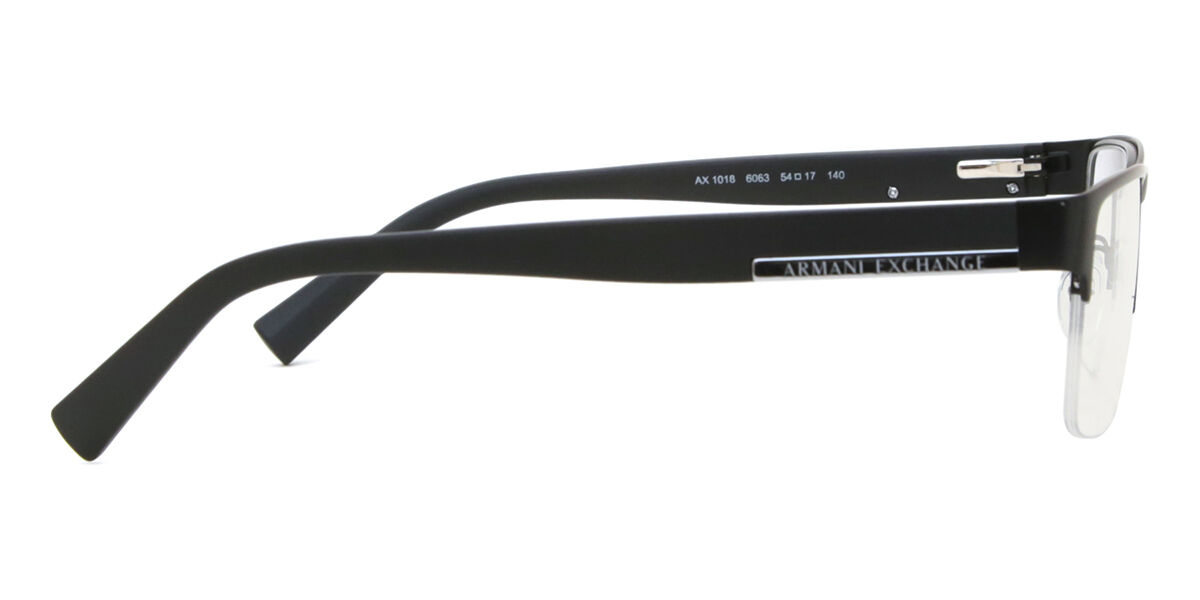 Armani Exchange AX1018 6063 Square Black Eyeglasses