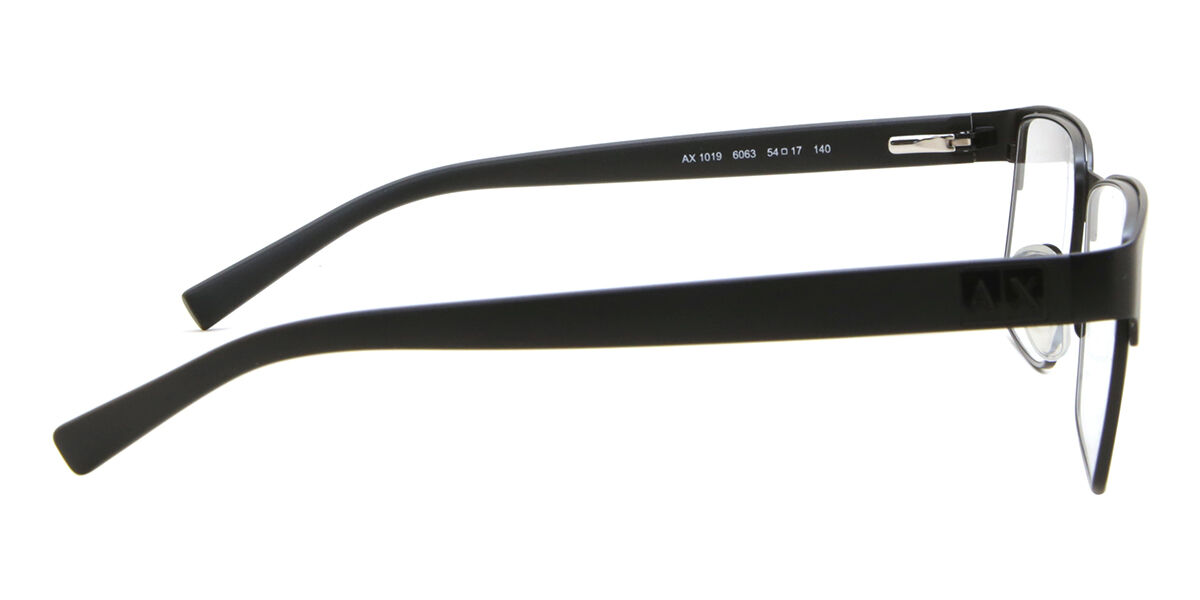Armani Exchange AX1019 6063 Square Black Eyeglasses