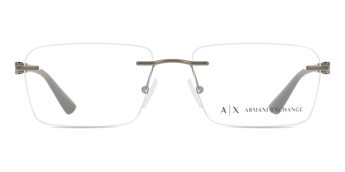 Armani Exchange AX1064 6003 Rectangle Matte Gunmetal Eyeglasses