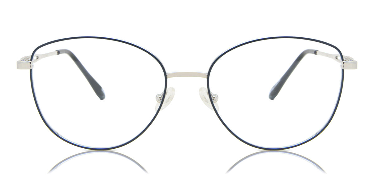 Balenciaga BB0326O Asian Fit 005 Square Blue Eyeglasses