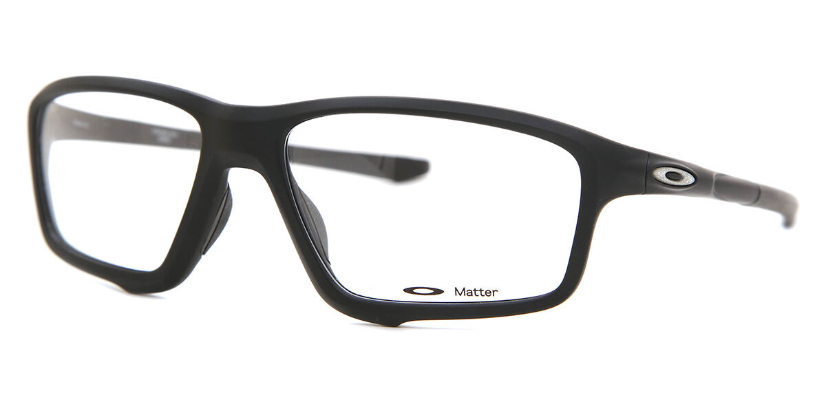 Oakley OX8076 CROSSLINK ZERO 807607 Rectangle Satin Black