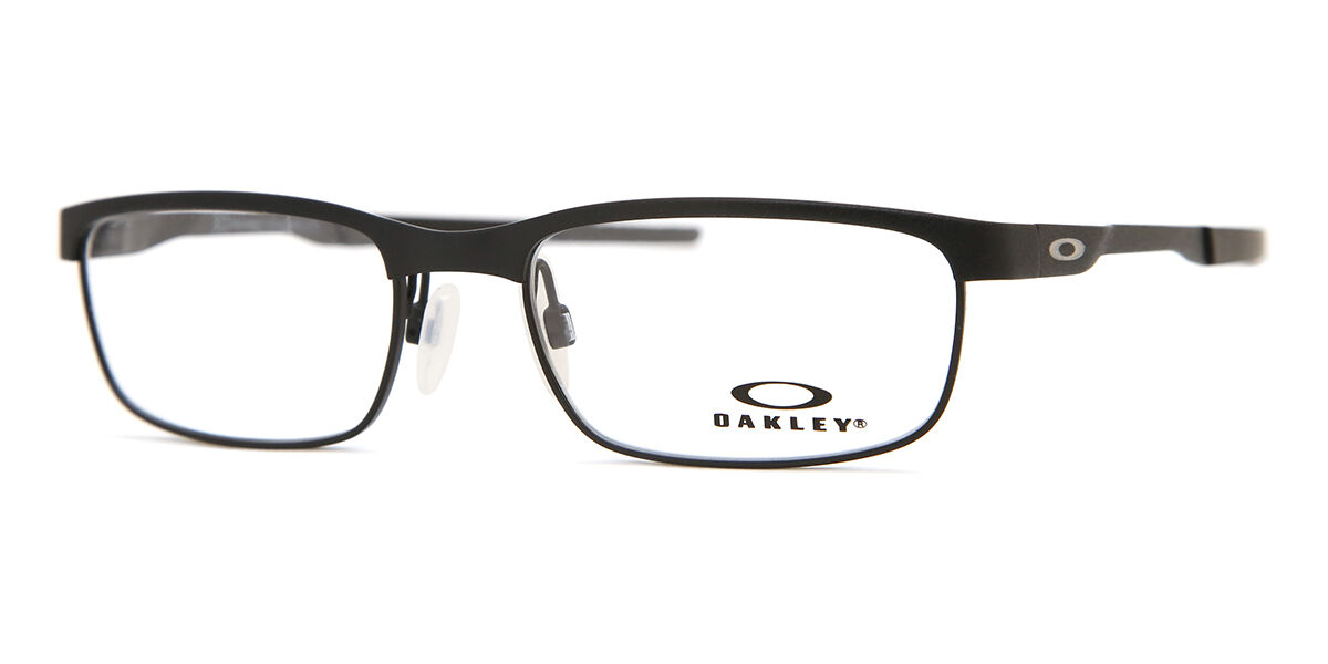Oakley OX3222 STEEL PLATE 322201 Rectangle Powder Coal Black