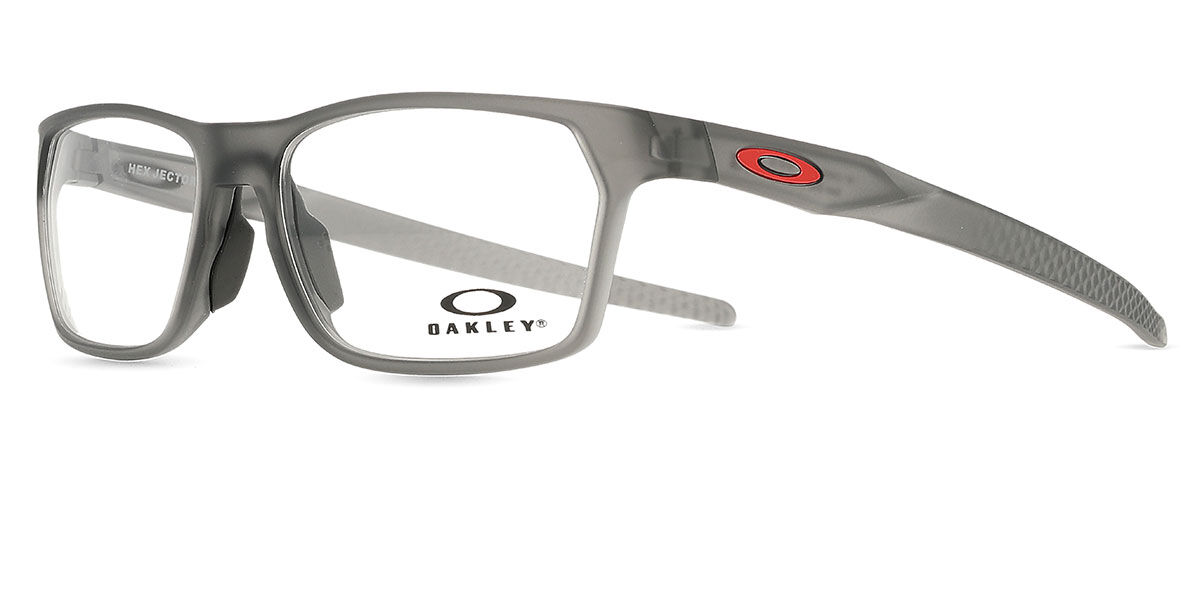 Oakley OX8032 HEX JECTOR 803202 Rectangle Satin Grey Smoke