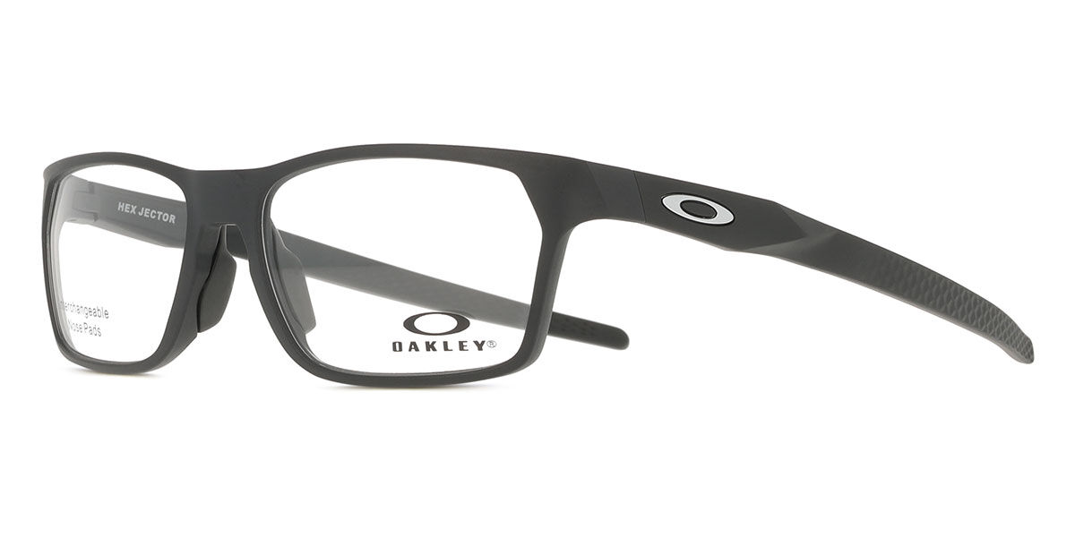 Oakley OX8032 HEX JECTOR 803201 Rectangle Satin Black Eyeglasses