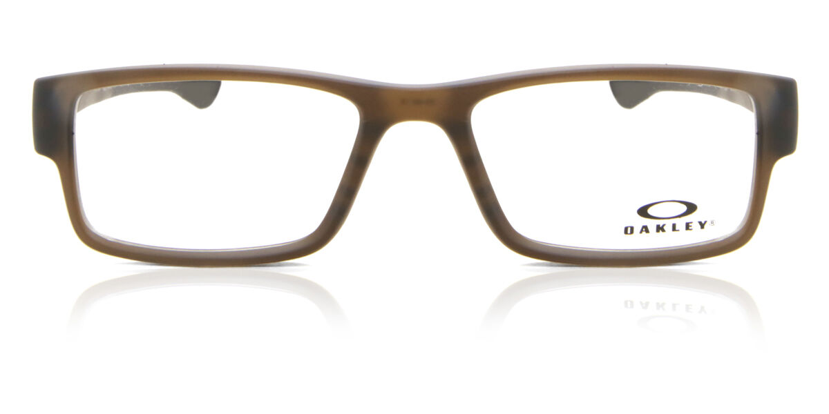 Oakley OX8046 AIRDROP 804617 Rectangle Satin Brown Smoke