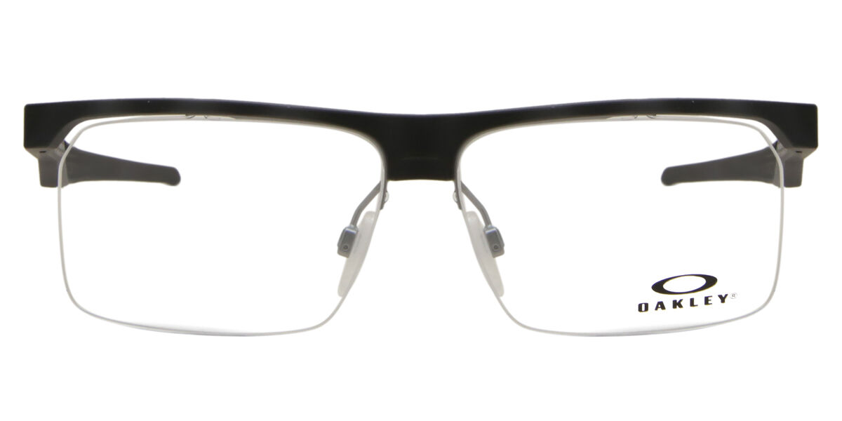 OAKLEY OX8053 COUPLER ポリッシュドグレー 54 オークリー Oakley OX8053 COUPLER 805304 Rectangle Satin Black Eyeglasses