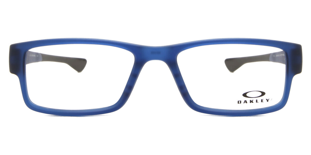 Oakley OX8046 AIRDROP 804618 Rectangle Matte Translucent Blue