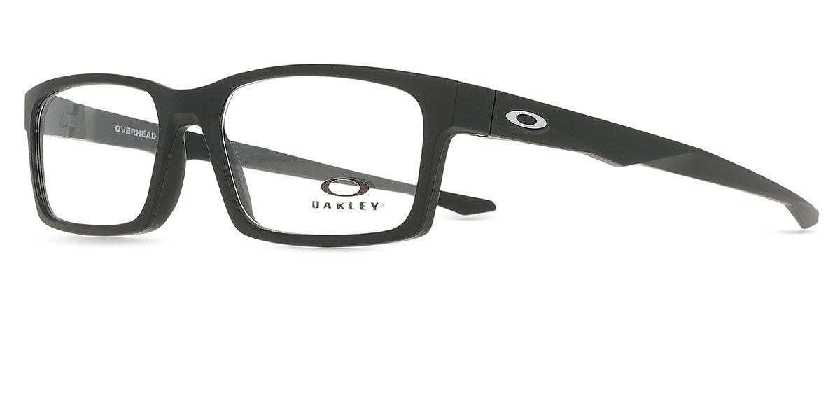 Oakley OX8060 OVERHEAD 806001 Rectangle Satin Black Eyeglasses