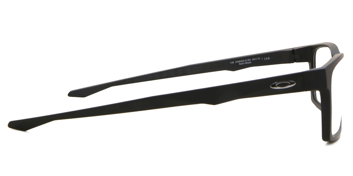 Oakley OX8060 OVERHEAD 806001 Rectangle Satin Black Eyeglasses