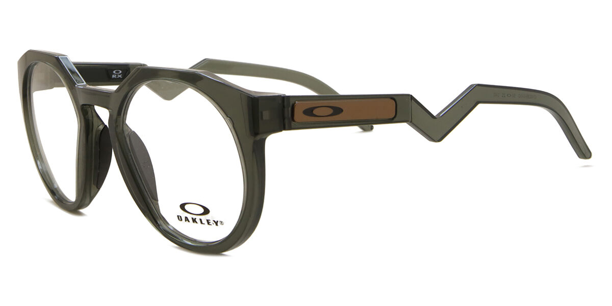 Oakley OX8139 HSTN RX 813904 Oval Transparent Olive Green