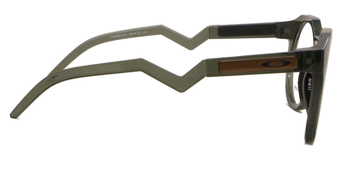 Oakley OX8139 HSTN RX 813904 Transparent Olive Green Eyeglasses