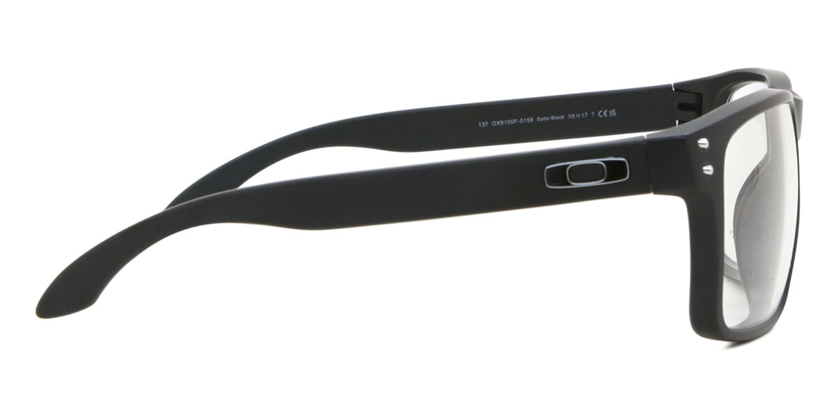 Oakley OX8100F HOLBROOK RX Asian Fit 810001 Rectangle Satin Black
