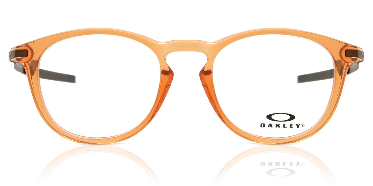 【OAKLEY ゴーグル】ノンフレーム Prizm オレンジレンズ Oakley OX8105 PITCHMAN R 810524 Oval Polished Transparent Ginger