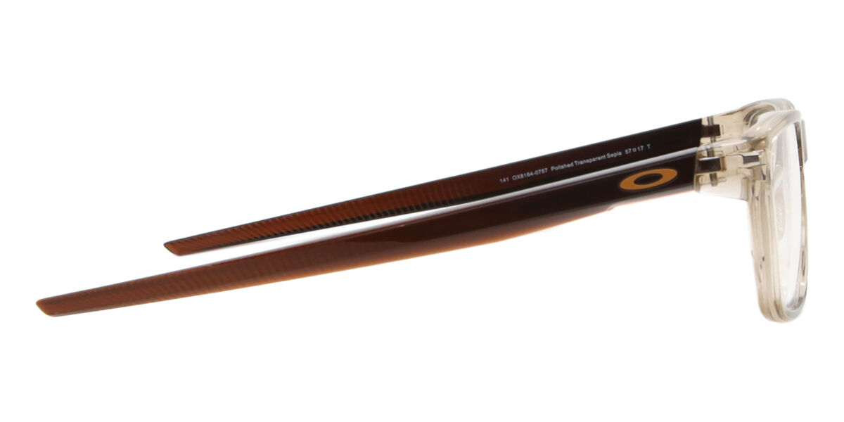 Oakley OX8164 PORT BOW 816407 Rectangle Polished Transparent Sepia