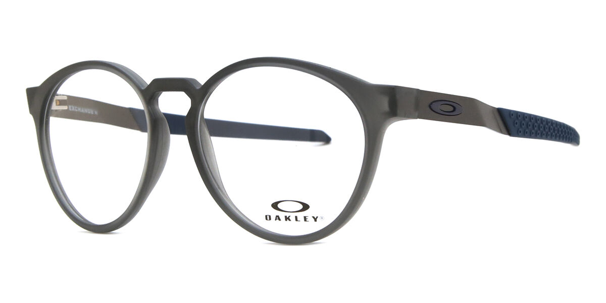 Oakley OX8184 EXCHANGE R 818402 Oval Satin Smoke Grey Eyeglasses