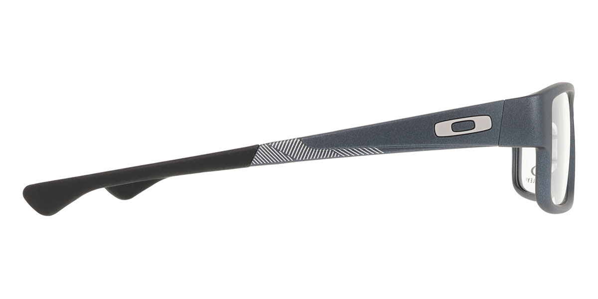 Oakley OX8046 AIRDROP 804620 Rectangle Matte Steel Blue Eyeglasses