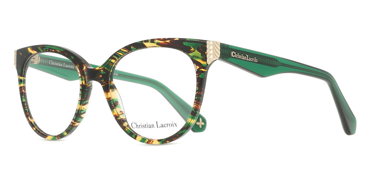 Christian Lacroix CL1174 143 Pattern Green Eyeglasses