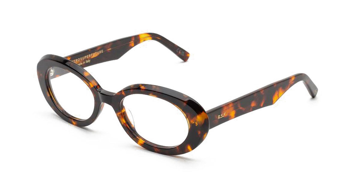 Retrosuperfuture NUMERO 109 BLACK BU0 Oval Tortoise Eyeglasses ...