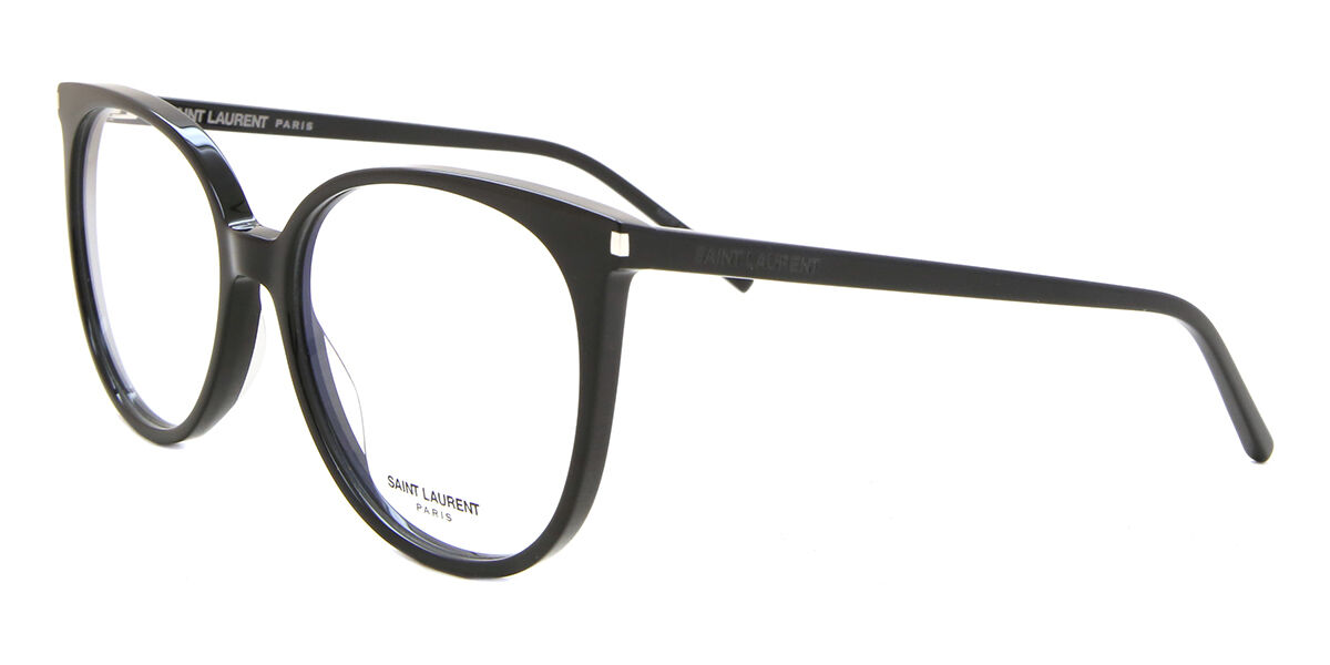 Saint Laurent SL 39 001 Oval Black Eyeglasses | SmartBuyGlasses US