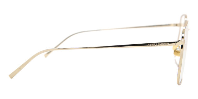 Saint Laurent SL491 006 Square Eyeglasses – Gold 55mm Saint Laurent SL 491 006 Gold Square Men Eyeglasses — The  main image 2
