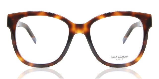 Yves Saint Laurent Tortoiseshell Brown Square Frame Glasses Saint Laurent Eyewear Square Frame Glasses | Brown | FARFETCH OM main image 4