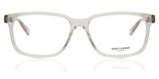 Saint Laurent SL 458 007 Square Shiny Transparent Light Grey  display picture 1