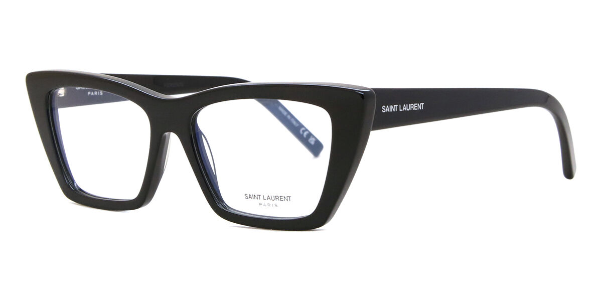 Saint Laurent SL 276 MICA OPT 003 Cat Eye Shiny Black Eyeglasses
