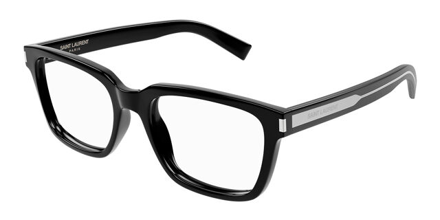 Saint Laurent SL 621 Asian Fit 001 Square Shiny Black  display picture 3