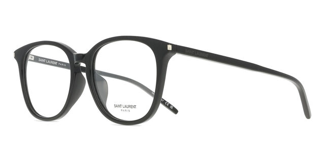 Saint Laurent SL 724/F Asian Fit 001 Oval Black Eyeglasses  display picture 3