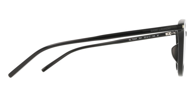 Saint Laurent SL 724/F Asian Fit 001 Oval Black Eyeglasses  display picture 2