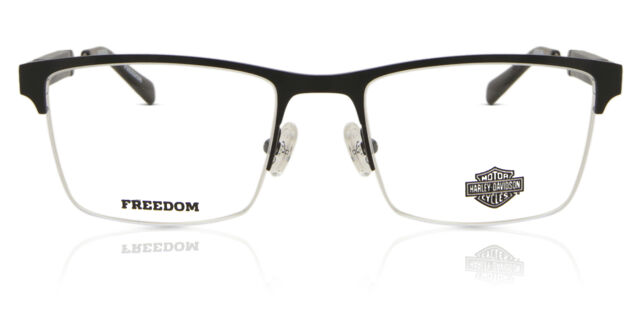 Harley Davidson HD9013 002 Square Matte Black Eyeglasses  display picture 3