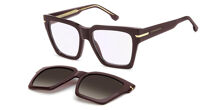 Victoria Beckham VB2677 227 Square Brown Horn Eyeglasses  display picture 1